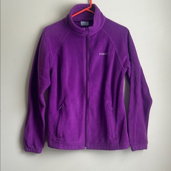 Columbia Jackets & Blazers - Purple Columbia fleece zip up jacket size large